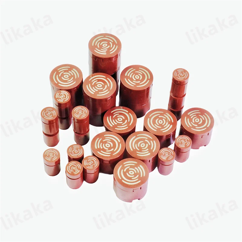 50pcs Brown Tree Stump Building Blocks Toy Set City Farm Wooden Blocks Accessories Set DIY Toys Parts for Kids Birthday Gifts