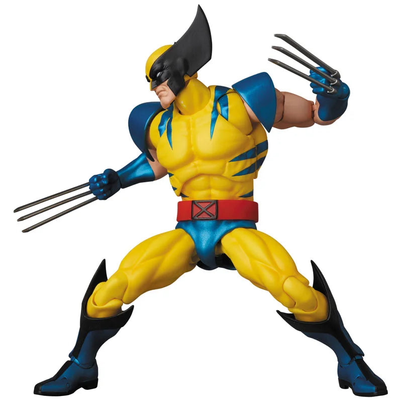 Original MAFEX No.096 MAFEX WOLVERINE COMIC Ver. X-MEN In Stock Anime Collection Action Figures Model Toys