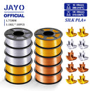 JAYO PLA PLA PLUS ABS PETG SILK Filament 1.75MM 10 Rolls / Set Refills Non-toxic PLA Meta 3D Printer Filament DIY Gift