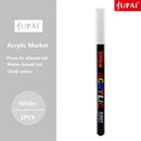 Jupai 1PCS Acrylic Marker Pens Plumones 24Color Painting Stationery Ceramic Glass Fabric Graffiti Waterproof Water-based