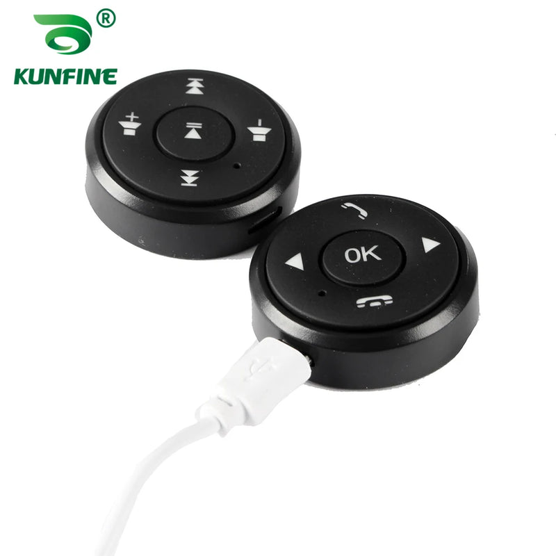 Universal Wireless Steering Wheel Multi Function button Bilateral Car Multi-function Switch Round Buttons Car Tuning Parts