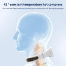 Nackenmassagegerät 15 Gänge 6 Modi Zervikaltherapie Massagestimulator 8-Kopf USB-Ladefunktion Vibrationsimpuls für Zuhause und Büro