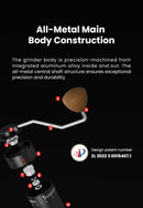 The Blade Pro | Precision Manual Coffee Grinder 0.015mm Conical Burr