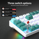 RK ROYAL KLUDGE RK71 Tri-Mode Mechanische Tastatur 2,4G Kabellos Bluetooth RGB Hintergrundbeleuchtet Hot-Swap-fähig Gamer-Tastatur PBT-Tastenkappen