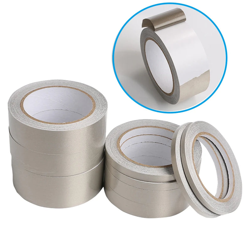 Conductive Cloth Fabric Adhesive Tape, Faraday Tape for Laptop Mobilephone LCD Repair EMI Shielding, RF Signal Blocking 20M