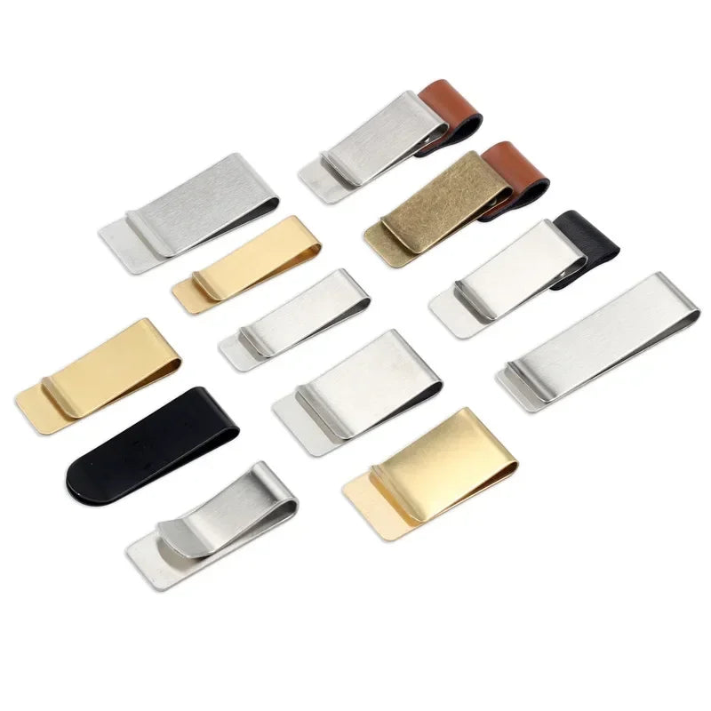 1pcs Metal Leather Pen Holder Stainless Steel Pen Clip For Notebook Diary School Office Accessories Back To School