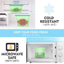 Silicone Bags Reusable Silicone Food Bag Airtight Seal Food Preservation Bag Food Grade for Vegetable, Liquid, Snack, Meat