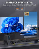 SZBOX S1 n97 mini pc gamer pk n100 DDR4 3200MHz+NVME SSD 3.6GHz 512G SSD Windows11 RGB WiFi 6 BT5.2 Dual LAN diy gaming computer