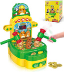 VATOS Whack Game Mole Mini Electronic Game 2 Hammers Pounding Toddler Toys for 3 4 5 6 7 8 Years Old Boys Girls Interactive Toy