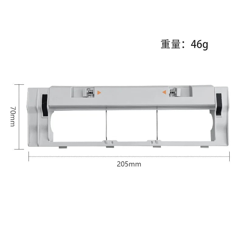 Gray Main Brush Cover For Xiaomi Mi Mijia 1/1S Roborock S55 S5 S5MAX S51 S52 S6 S55 T6 T4 Robot Vacuum Cleaner Spare Part