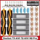 ECOVACS Deebot T8 AIVI T9 AIVI N8 Pro AIVI N9 N10 N10 Plus Zubehör Hauptbürste, Seitenbürste, Filter, Staubbeutel, Hepa-Filter