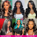 13X6 HD Lace Frontal With Body Wave Human Hair Bundles Human Hair With Closure 100% Raw Human Hair Bundles With 13X4 Frontal