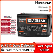 The Grid Defiant | Humsienk 12V 314Ah LiFePO4 Battery — 4019Wh Deep-Cycle Energy Storage