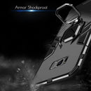 For Samsung Galaxy S8+ Case Armor PC Cover Metal Ring Holder Phone Case For Samsung S 8 S8 Plus Cover Shockproof Hard Bumper