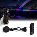 Auto-Ambientebeleuchtung Automatisches AUS-Modul 30 60 Sekunden Handschuhfach USB-Erweiterungsdock Symphony 140cm Streifen für Tesla Model 3 Y S X