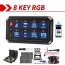 COLIGHT  12/8 Gang Switch Panel with App Control Turn On/Off Multifunction 12V 24V Switch Panel for Truck Car Boat Truck RV SUV