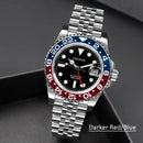 Cronos GMT NH34 Automatic Men Watch Bidirectional Bezel Sapphire 20 ATM Solid 5 links Metal Bracelet BGW-9 Lum lateast Version