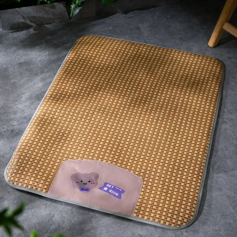 New Pet Spring Summer Cool Mat Seasonal Mat Universal Type Dog Nest Cat Supplies Breathable Moisture-proof Cool But Not Cold