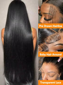 Golden 30 32 Inch Bone Straight 13X4 13X6 HD Lace Front Human Hair Wigs Brazilian 5x5 Lace Frontal Wigs Human Hair Pre Plucked