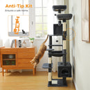 The Savannah | Multi-Level Cat Tree Tower with Scratching Posts & Condo
