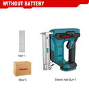 ONEVAN F30G 30MM Brushless Electric Nail Gun Cordless Stapler Nailer Lithium Battery Nailing Power Tool For Makita Battery Pin
