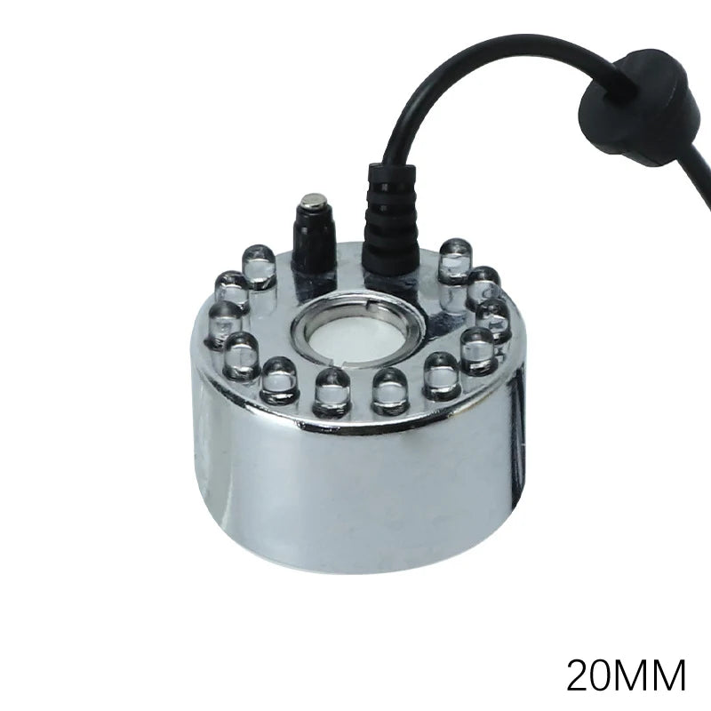 Halloween LED Water Fountain Pond Fogger Mini Mist Maker Fogger Pond Garden Nebulizer For Halloween Christmas Party Decoration