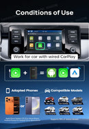 CarlinKit 4.0 Pro Android TV Box Wireless Android Auto & CarPlay Wireless Adapter Auto Connect for Video Smart Ai Box CP2A Pro