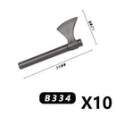 Medieval MOC Weapon Figure Accessories Building Blocks Soldiers Sword Shield Bow Arrow Trident Hammer Axe Spear Brick Kid Toy