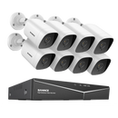 SANNCE 8CH 1080P Lite DVR CCTV System 4/8pcs FD 2.0MP Security Cameras IR Outdoor IP66 Video Surveillance Kit Motion Detection
