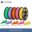ANYCUBIC 5KG PLA Filament For FDM 3D Printer 1.75mm Eco-friendly 3D Printing Material Failment For Kobra S1C K3C EU US Warehouse