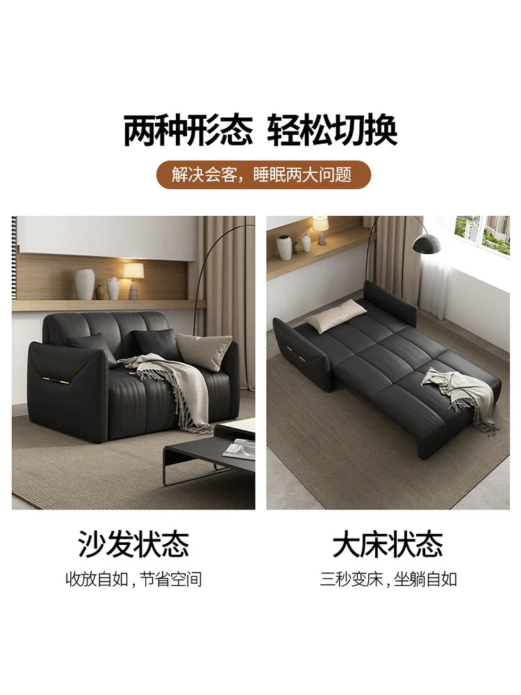 Yjq Electric Sofa Bed Smart Wireless Remote Control Office Business Small Apartment Living Room Study Multi-Function