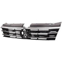 Tupliege Front Upper Grille Grill W/Chrome Trim Compatible With 2018-2020 VW Tiguan,Black,Replace