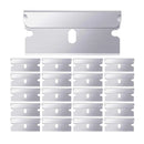 20Pcs Razor Scraper Blades Plastic Scraper Replacement for Car Sticker Remover Decals Window Glass Clean Scraper Glue Remover