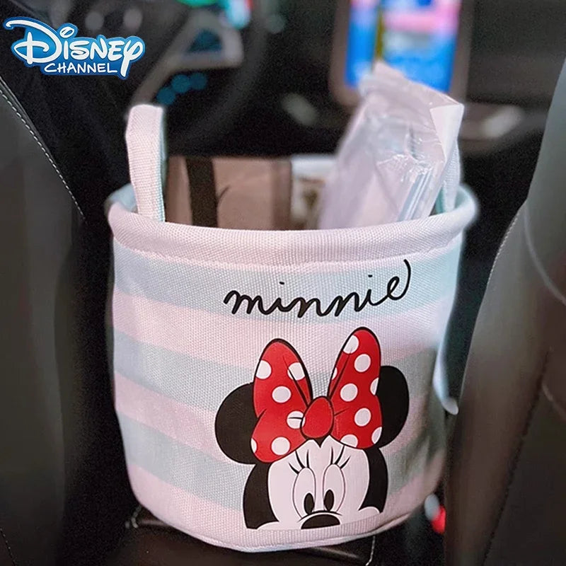 Disney Winnie The Pooh Desktop Storage Box Cartoon Minnie Sock Storage Basket Snack Sundries Cosmetic Storage Basket Party Gift