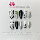 Handmade Stiletto Press on Nail Tips High Quality Wearable Full Cover Artificial Nails With Design Customization Fake Nails