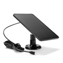 10W 5V Solarpanel Micro USB+Type-C 2in1 Outdoor Solar Ladepanel 3m Ladekabel für Überwachungskamera für Eufycam 3C/2C