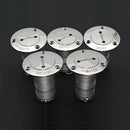 1.5" and 2" 38mm or 50mm 316 Stainless Steel Marine Boat Hardware Deck Filler Fuel Water Waste Diesel Gas Key Cap Fuel Water Was