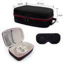 Hard Carry Case with Lens Cover Waterproof Travel Home Storage Bag Mesh Pocket for Meta Quest 3 VR Headset Game Controller