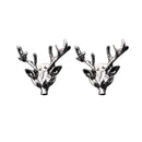 i-Remiel Vintage Metal Small Deer Head Elk Brooch Pin for Suit Shirt Collar Badge Lapel Pins and Brooches Men's Accessories