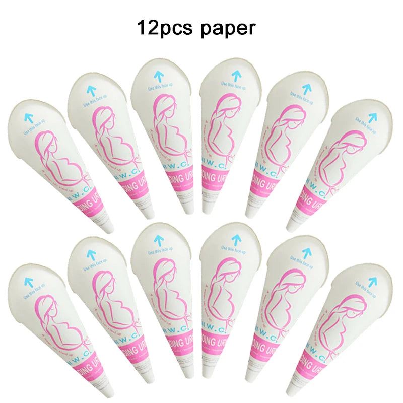 Silicone Urinal Disposable Paper Standing Urinal Female Pregnant Women Outdoor Camping Emergency Tools Portable in Car TMZ