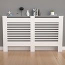 Wood Radiator Cover Modern Tall Radiator Shelf Large Heater Covers Horizontal Slats