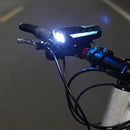 Solar Power LED Bicycle Light USB Rechargeable MTB Road Bike Front Lamp 2400mAh High Beam Bicycle Flashlight Bicycle Accessories