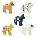 MOC City Animal Zoo Fram Accessories Building Block Figures Goat Sheep Eagle Owl Panda Parrot Seagull Penguin Bricks Toy Gift