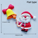 2025 Christmas Cake Decoration Lying Santa Claus Letters Merrychristmas Cake Toppers Christmas Tree Mini Santa Cupcake Toppers