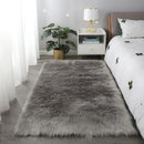 "Cozy Collection" Ultra Soft Fluffy Faux Fur Sheepskin Area Rug Bedroom Bedside Blanket Living Room Covered Large Area Blankets