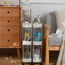 Mobile Storage Shelf Interspace Gap Shelf Kitchen Storage Shelf Bathroom Storage Rack Fridge Side Seam Finishing Rack