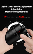The Blade Pro | Precision Manual Coffee Grinder 0.015mm Conical Burr