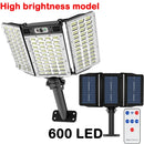 800 LED Super Bright Outdoor Solar Street Lamp Motion Sensor Waterproof Solar Power Lights Yard Country House Garden Wall Light