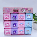 12pcs Cute Cartoon Sanrio Cinnamoroll My Melody Kuromi Drawer Storage Box Mini Jewelry Finishing Box Double Jewelry Box Gifts