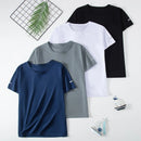 Children To Adults Multi-size Parent-child Short Sleeve Joker Children And Adolescents Quick-drying Sports Casual T Men's Shirt